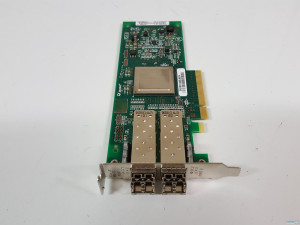 Dell/Qlogic 8GB Dual Port FC HBA PCIe W/ 2x GBIC QLE2562-E