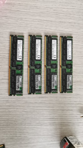 Lot6 PCS HP 16 GB 2Rx4 PC4-26600 MZ +8 Tray +Raid H330